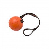 Мяч с лентой DogLike оранжевый/коралловый
