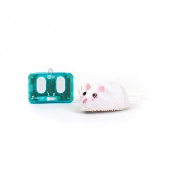 Игрушка для кошек интерактивная, микроробот на управлении HEXBUG "Мышка", белая