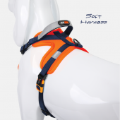 Шлейка для собак JOYSER Soft Harness M оранжевая