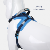Шлейка для собак JOYSER Soft Harness L голубая