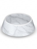 Миска для животных TARHONG, "Carrara Marble", белый мрамор