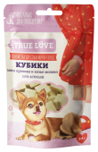 Лакомства для собак TRUE LOVE Кубики (мясо кролика и козье молоко) 50 гр