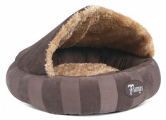 Лежак для кошек и собак с крышей "Aristocat Dome Bed" TRAMPS, коричневый