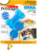 Игрушка для собак Petstages Mini "ОRKА косточка + гантеля" ультра-мини