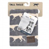 Одеяло для животных флис ROSEWOOD "Tall Tails", серое с собаками